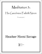 Meditation No. 3 piano sheet music cover